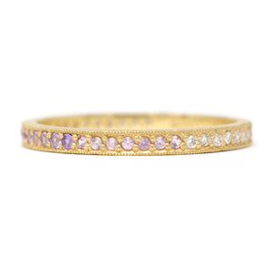 Stacking Unicorn Ombre Pave Diamond Band