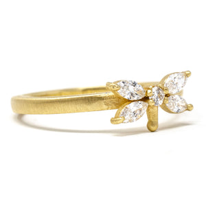 Diamond Dragonfly Ring