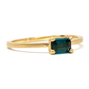 Dreamy Indicolite Tourmaline Ring