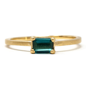 Dreamy Indicolite Tourmaline Ring