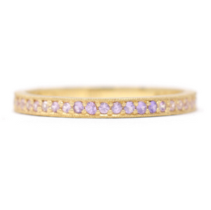 Stacking Unicorn Ombre Pave Diamond Band