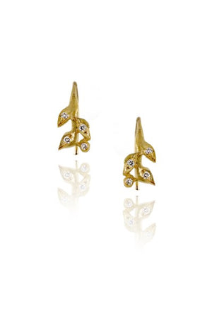 Petite Vine Diamond Earrings