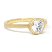 Mountings Blockette Round Solitaire Ring