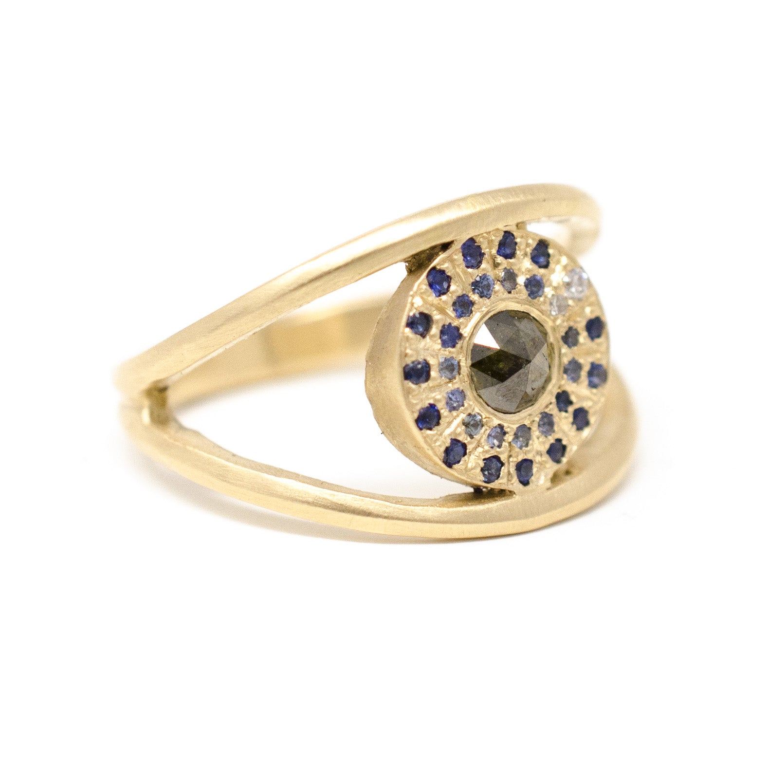 Buy KRYSTALZ Turkish Evil Eye Gold Plated Adjustable Ring for Women & Girl  Open Wrap Reiki Healing Cubic Zirconia Ring for Girlfriend/bestfriend  (Style - 1, Metal) at Amazon.in