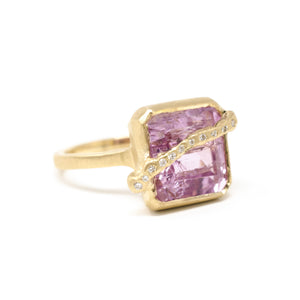 Imperfect Imperial Pink Topaz Ring