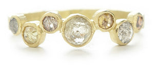 Hewn Seven Dot Opaque Diamond Ring