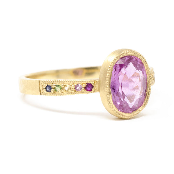 Over the Rainbow Sapphire Ring - Jennifer Dawes Design