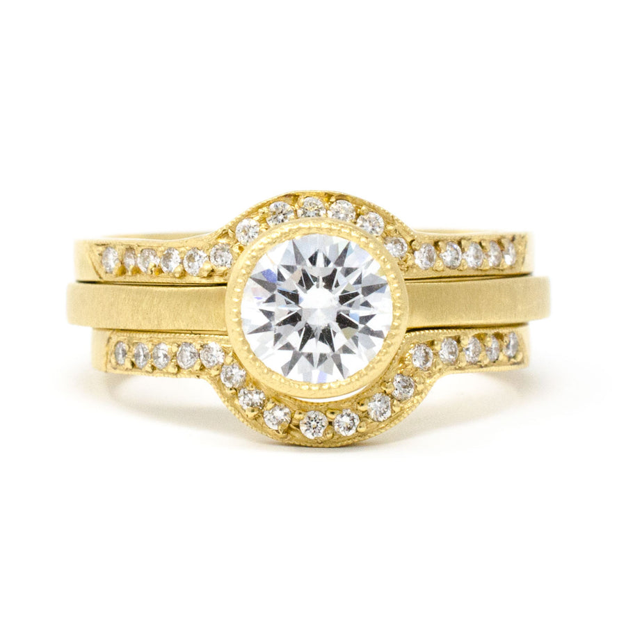 Mountings Blockette Round Solitaire Ring