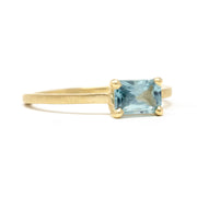 Stacking Blue Zircon Ring